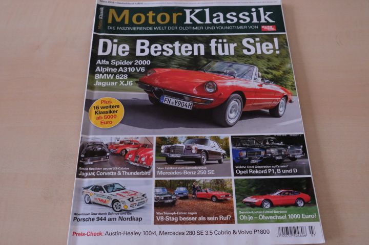 Deckblatt Motor Klassik (05/2018)